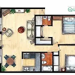Bay View, Best Area, No Stairs, Wd, 2 Baths, 2 Bedrooms, Balcony, View, 925Sf