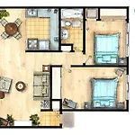 The Juliet, Best Area, 2 Bedrooms, Wd, Jacuzzi Bath, New Carpet, 825Sf